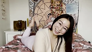Ersties: Cute Chinese Girl Was Super Filch To Ask pardon a Masturbation Video For Us